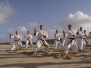 Karate do Aguçadourense com treino na praia